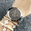 Marque Watch for Women Girl 3 Dials Style Steel Metal Band Quartz Quartz Wrists Tom 09275W