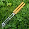 Theone Balisong Triton Squid Butter Training Training Nóż Nie Sharp Aluminium Hanldle BM 3400 9600 Nautilus Hom BM51 BM87 UT85 EX10 Morze Monster Swing Jilt Noże