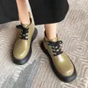 디자이너 마틴 부츠 여성 2022 새로운 내부 짧은 부츠 두꺼운 바닥 양 가죽 가죽 신발 봄과 가을