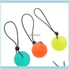 Levert Sports Outdoors PCS Handgrepen Versterker Vinger Grip Therapie Oefening Knijp Eieren Decompression Balls met String Fitness EQUE