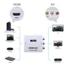 1080P Conectores HDTV2AV Video Converter Caixa HDTV para RCA AV / CVSB L / R Suporte NTSC PAL Saída FWF12956