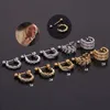 Outros 1 Pc Aço Inoxidável U Tipo Brinco Barbell Com Cz Hoop Cartilagem Helix Daith Loba Loba Piercing Jóias