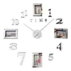 Photo Frame Saat Wall Clock Horloge Reloj De Pared Duvar Saati Relogio De Parede Klok Modern Design Watch 3d Large Luminous 210325