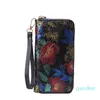 Designer-Wallets Women Pu Leather Purse Ladis Clutch Wallet Long Floral Purses Card Holder