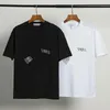 남자 패션 T 셔츠 편지 패턴 Mens Tee 여름 Ins 학생 탑 캐주얼 2021 Womens Tees 느슨한 Hiphop Streetwear Boys 통기성 의류