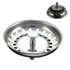 Badaccessoire Set Bathtub Badkamerbassin Roestvrij staal huishoudelijke afvalstekker Mesh Duurzame accessoires Keuken Sink Strager