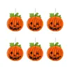 Lamp Covers & Shades 6 Pcs Paper Lanterns Three-dimensional Spooky Small Pumpkin Decoration