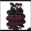 Zhifan Wefted Body Wave 1B99J Extensions Vin Rouge 100 Human Real Weave Vente J2Vla Bulks Vjibc