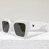 Męskie okulary przeciwsłoneczne Off Sonnenbrille ER1003 Super gruba kwadratowa rama szeroka świątynia