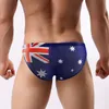 AUS UK UK US Flag Sweed Briefs Sexy Hot Gay Mens 수영복 비키니 수영 트렁크 청소년 수영복 수영복 수영복 2020 New
