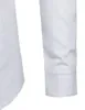 ワインレッドスリムフィットドレスシャツ男性ブランドバンドカラー長袖ケミェンスホムカジュアルボタンダウンシャツMen S-2XL 210522