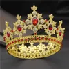 Fashion Royal King Queen Bridal Tiara Crowns For Princess Diadem Bride Crown Prom Party Hair Ornaments Wedding Hair Jewelry X0625