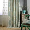 Curtain & Drapes 2021 European Style Fine Knitting Jacquard Fabric High-end Curtains For Living Dining Room Bedroom