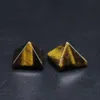 Groothandel Pyramid Natuursteen Crystal Healing Wicca Spiritualiteit Gravures Stenen Craft Square Quartz Turquoise Gemstone Carneool Sieraden