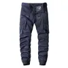 Multi-Pocket Casual Spodnie Mężczyźni Wojskowych Joggers Tactical Spodnie Cargo Spodnie męskie Piesze Wycieczki Dekoracje Dekoracje Męskie Hip Hop Dolne 211112