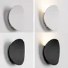 Vägglampa Nordic Creative LED Light Sconces Simple Lampor för kaffe Badrum Sovrum Spegel Inredning Utomhusbelysningsarmaturer