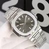 Relógio masculino Relógio mecânico totalmente automático Pulseira de aço inoxidável Safira Design à prova d'água Relógio de pulso opcional Montre de luxe