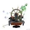 Action-Aquarium Ornament Szkielet Pirate Captain Fish Tank Krajobraz Dekoracja W15 Drop Ship Y200922