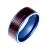 Frosted Rotatable Band Rings Gold Rainbow Stainless Steel Finger Rotating Spinner Ring for Women Men Fashion Jewelry Will and Sandy