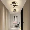 Wall Lamps Modern Led Lights For Stairs Loft Aisle Corridor Kitchen Living Room Indoor Home Arc Shape Simple Decoration Fixtures