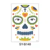 Waterproof Sweat Halloween Party Supplies Masquerade Funny Makeup Temporary Sticker Face Tattoo Stickers