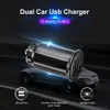 Fast Quick Charging USB C Car chargers QC3.0 Dual Ports PD Charger Auto Power Adapters Chargers For ipad mini Iphone 12 13 14 15 max Samsung S1