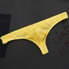 Underpants Oversize Men's Sexy Sheer Breathable Solid Thong Underwear Low Waist Stretch Bikini G-String T-Back Lingerie Intimates Briefs