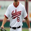 Custom College Baseball Indiana Hoosier Jerseys Aaron Beck Max Wright Josue Urdaneta Schaffer Geremy Guerrero Connor Fenlong Tyler Grauer