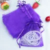 100pcs Organza Drawstring Jewelry Pouch Bags 7x9 9x12 30x40 Beads Candy Gift Packaging Pouches for Engagement Wedding Party Decora239u