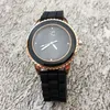 Fashion Brand Watches Lady women Girls Soft Silicone strap quartz wrist watch CH01