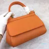 2021 novo 20cm mini saco palma impressão multicolor calfskin de couro moda temperamento bolsa bolsa de ombro mensageiro