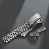 Assista Bandas 18mm 19mm Aço Inoxidável Jubilee Strap Band Bracelet compatível para