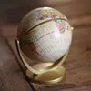 Vintage Edição Inglês Globo Mapa Do Mundo Decoração Globos da Terra com Base Geography Classroom Home Office Decoração 210318