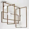 Kronleuchter Schwarz / Kupfer Messing Mondrian Glas Design Massimo Tonetto Für Vensicem ist ein schöner Deckenleuchte Wohnzimmer Esszimmer