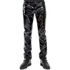 Herenbroek WetLook PVC Fetish Faux Lederen Broek Motorfiets Streetwear Clubwear Latex Leggings Casual Gay Pantalones 2XL1