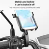 Supports de camion de voiture Support de téléphone portable de vélo Support de moto étanche pour homme Support de montage de guidon de moteur avec USB Rechargeable