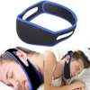 Hemtillbehör Anti Snning Chin Strap Perfekt positionering Neopren Stopp Support Belt Anti-apnea käklösning Sleep Device