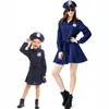 Costumi da poliziotto della polizia per bambini adulti Costumi Cosplay per ragazze Donna Ballo di Halloween Party Fancy Abiti da abbinare genitore-bambino Y0913