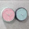 Wall Clocks Creative Bathroom Suction Cup Round Hanging Clock Waterproof Kitchen Home Decor Stickers Glass