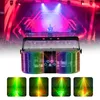 Double Mirror Laser Lighting Projector Speciale effecten Stage Lights DMX Controller LED Gemengde Knipperende RGB Kleurrijk voor Home Party Holiday