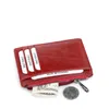 Card Holders Men's Casual Wallet Pu Leather Business Holder Ultra-thin Ladies Zipper Change Bag Suitable For 8 Cards