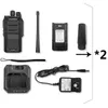 walkie talkie 2pcs s56max ip67 a lungo raggio di 10km ad alta potenza 10w ricetrasmettitore portatile ham radio اثنين