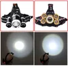 Reflektory Czujnik LED TS13 Reflektor 8000 LUMEN HEADLAMP CREE XML 3/5 T6 Lampa Lampa Lampa Lampa Lampka z ładowarką 8650