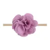 Bébé Bandeaux En Nylon Élastique Bandeau Enfants Fleur Accessoires De Cheveux Nouveau-Né Floral Bandeaux Filles Solide Nylon Chapeaux pour enfant en bas âge 10 pièces/ensemble