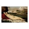 Giorgione tiziano venus dormida affisch målning heminredning inramat eller unframed fotopaper material