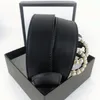 Alta qualità Donna Uomo Designer Cinture moda donna uomo Cintura con fibbia di perle Classica Cintura casual larghezza 3,8 cm con scatola