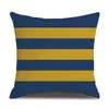 45*45cm Hot Mediterranean Style Print Linen Pillowcase Geometric Pattern Office Pillow Case Car Sofa Home Cushion Cover