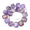 amethist / ametrine natuurlijke edelsteen diy losse kralen voor sieraden maken streng 15 "geheel