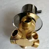 Wall Mounted 2/3/4/5 Ways Water Outlet Brass Shower Tap Screw Or Intubation Split Cabin Room Mixing Valves Bathroom Sets