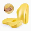Memory Foam Office Chair Cushion Ortopedic Pillow Coccyx Support Waist Back Hip Seat Car s Sets Pad 211203